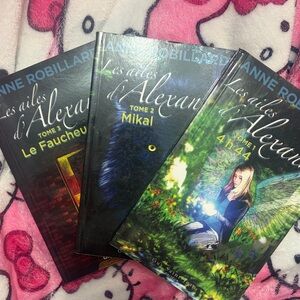 Les ailes d'Alexandrie (Tomes 1-3) Set - French Fantasy Paperback Covers